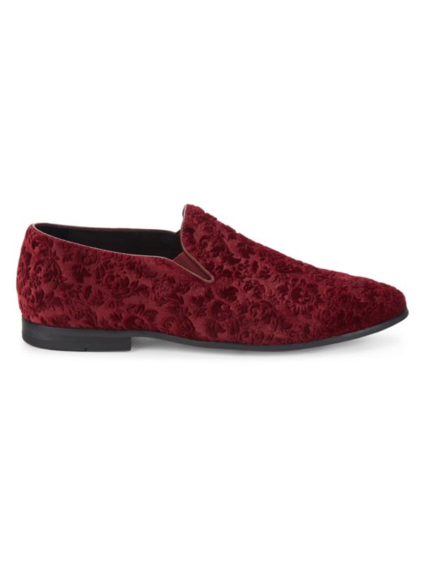 Robert Graham Sonoma Velvet Skull Loafers